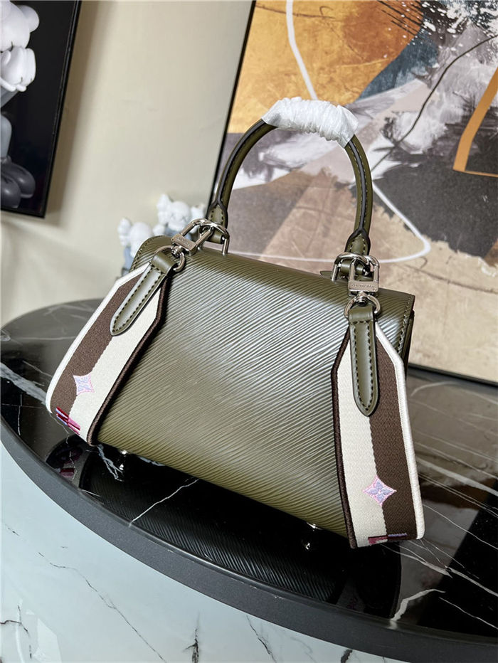 Louis Vuitton CLUNY MINI Epi grained-cowhide leather and Epi smooth cowhide leather Khaki M589108 High