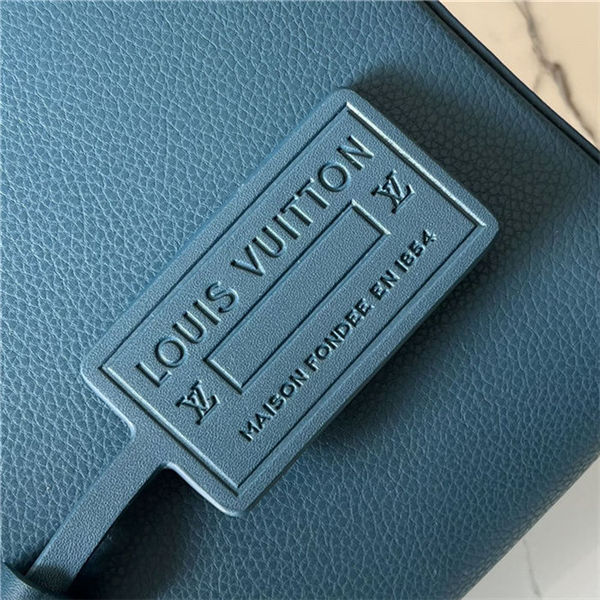 Louis Vuitton IPAD POUCH Grained Calf Leather Blue M69837 High