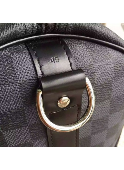 Louis Vuitton Keepall Bandoulière 45 Damier Graphite N41418 High