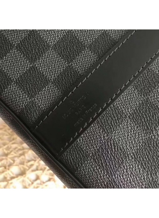 Louis Vuitton Keepall Bandoulière 55 Damier Graphite N41413 High