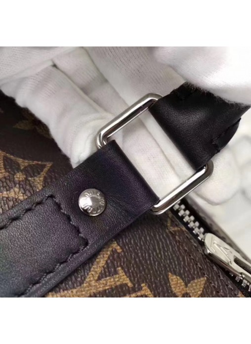 Louis Vuitton Keepall Bandoulière 45 Monogram Macassar M56711 High