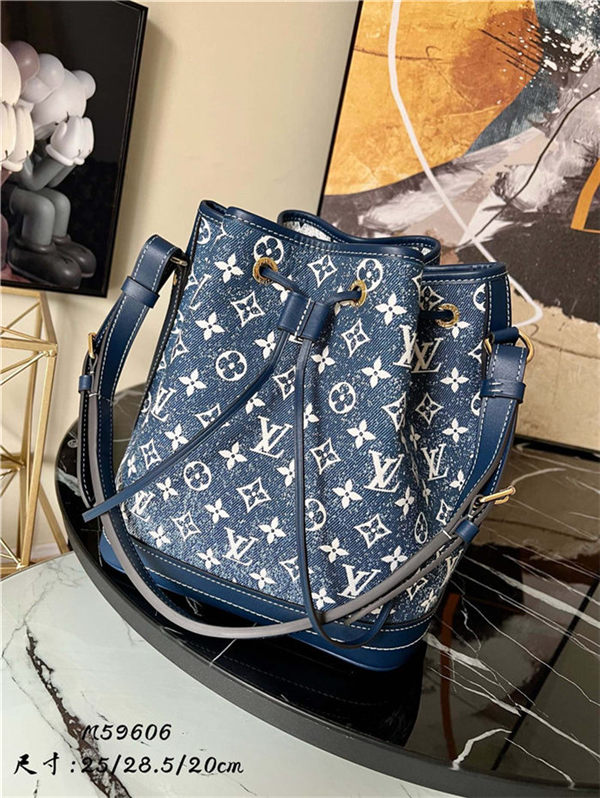 Louis Vuitton Petit Noé Denim M59606 High