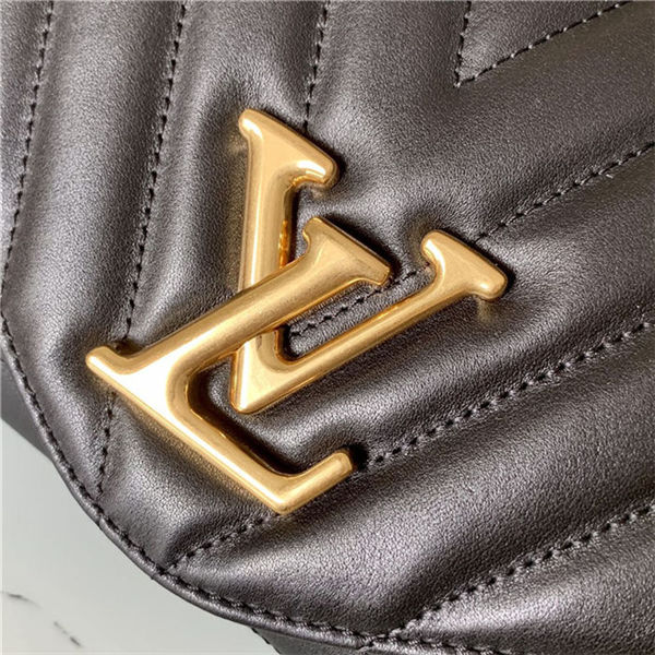 Louis Vuitton LV NEW WAVE CHAIN BAG Smooth cowhide leather M58552 Black High