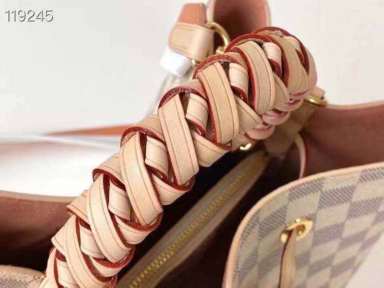 Louis Vuitton NéoNoé MM Bag Braided Handle Damier Azur  High