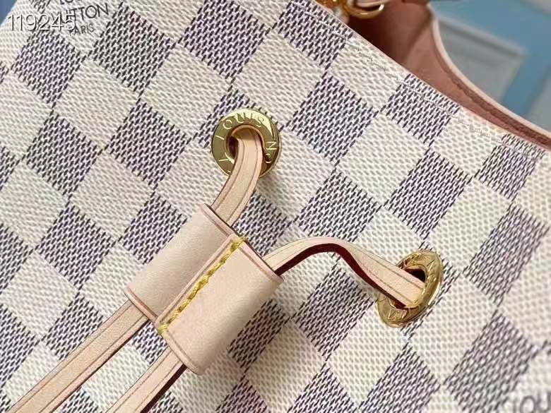 Louis Vuitton NéoNoé MM Bag Braided Handle Damier Azur  High