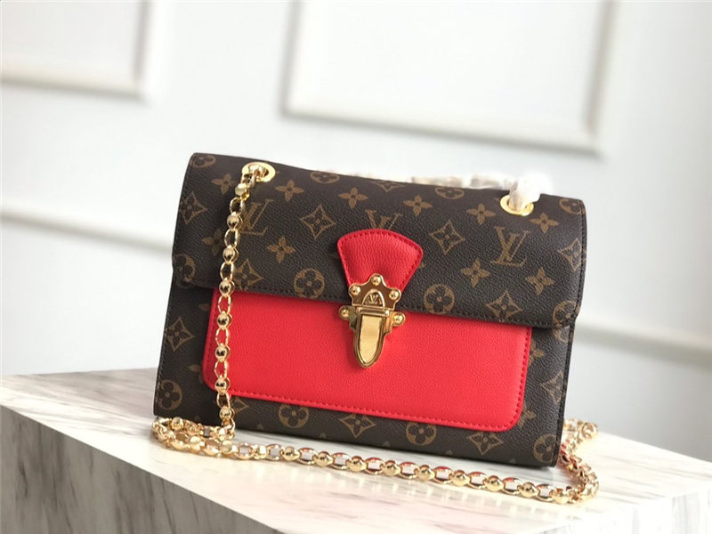 Louis Vuitton Victoire Monogram Canvas Red High