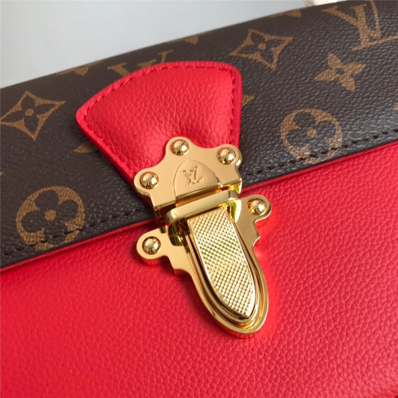 Louis Vuitton Victoire Monogram Canvas Red High