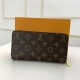 Louis Vuitton Double ZIPPY WALLET Monogram Canvas High