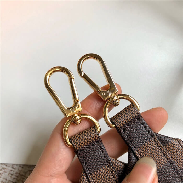 Louis Vuitton BANDOULIÈRE Shoulder Strap Damier Ebene Black High