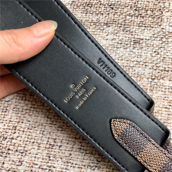 Louis Vuitton BANDOULIÈRE Shoulder Strap Damier Ebene Black High