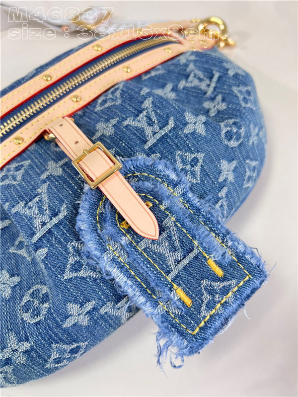 Louis Vuitton High Rise Bumbag Monogram Denim M46837 High