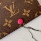 Louis Vuitton 6 KEY HOLDER Monogram Fuchsia M60701  High