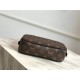 Louis Vuitton TOILET POUCH PM Monogram Macassar canvas High