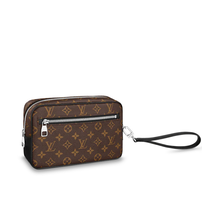 Louis Vuitton KASAI CLUTCH Monogram Macassar canvas High