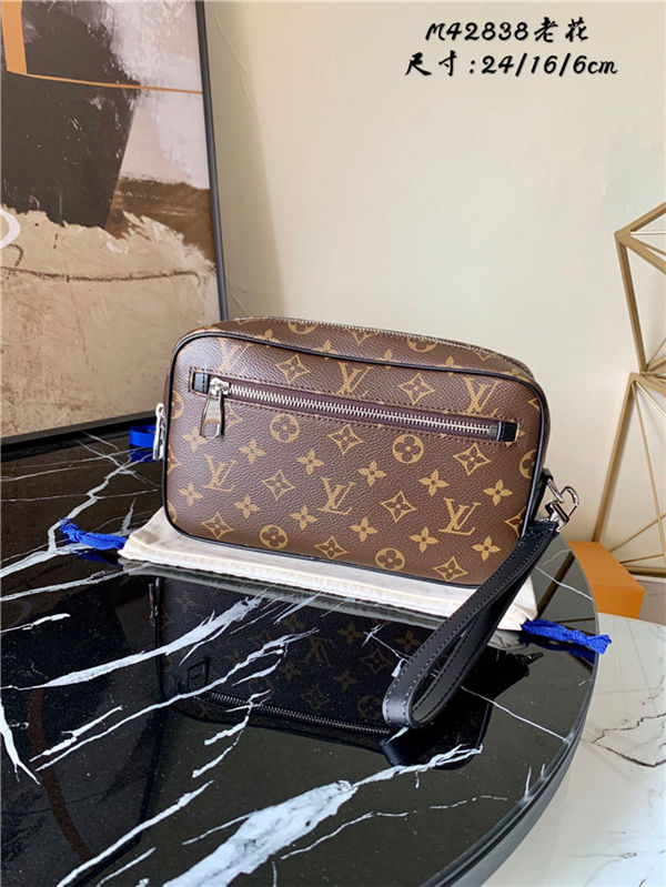 Louis Vuitton KASAI CLUTCH Monogram Macassar canvas High