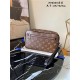 Louis Vuitton KASAI CLUTCH Monogram Macassar canvas High