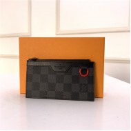 Louis Vuitton UTILITY COIN HOLDER Damier Graphite High