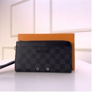 Louis Vuitton ZIPPY DRAGONNE Wallet Damier Graphite High