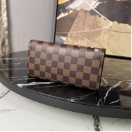 Louis Vuitton SARAH WALLET Damier Ebène coated canvas N47022 High