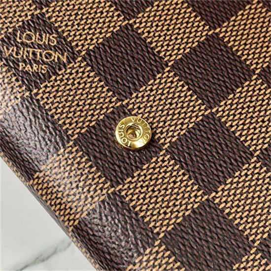 Louis Vuitton SARAH WALLET Damier Ebène coated canvas N47022 High