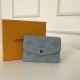 Louis Vuitton Porte-Monnaie Anaé COIN PURSE Lt Blue High