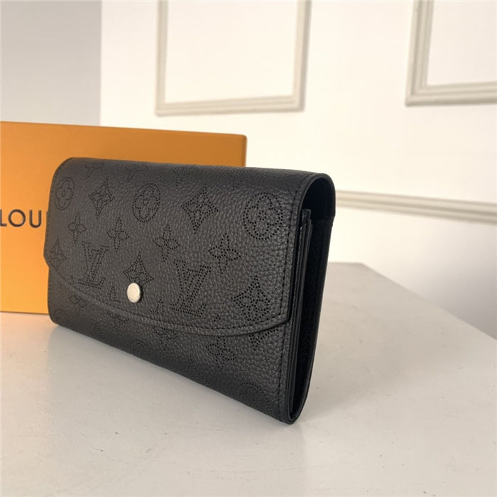 Louis Vuitton IRIS WALLET Mahina Black High