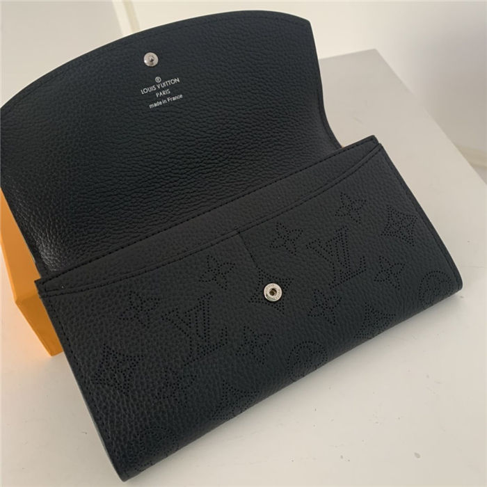 Louis Vuitton IRIS WALLET Mahina Black High