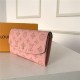 Louis Vuitton IRIS WALLET Mahina Magnolia Pink High