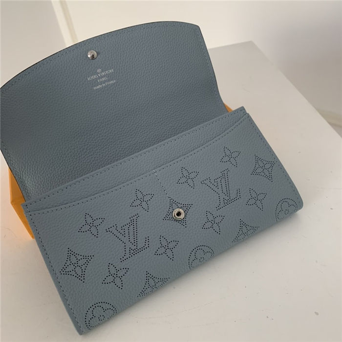 Louis Vuitton IRIS WALLET Mahina Lt Blue High