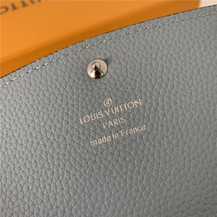 Louis Vuitton IRIS WALLET Mahina Lt Blue High