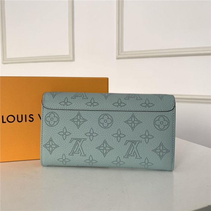 Louis Vuitton IRIS WALLET Mahina Vert Lagon High