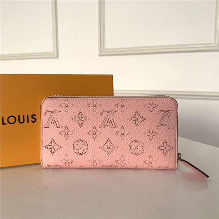 Louis Vuitton ZIPPY WALLET Mahina Magnolia Pink High