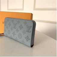 Louis Vuitton ZIPPY WALLET Mahina Lt Blue High