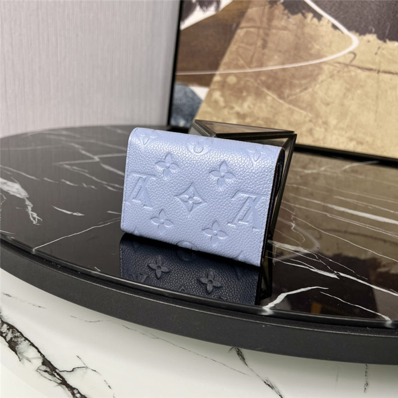 Louis Vuitton Rosalie Coin Purse Wallet Monogram Empreinte M81923 Bleu High