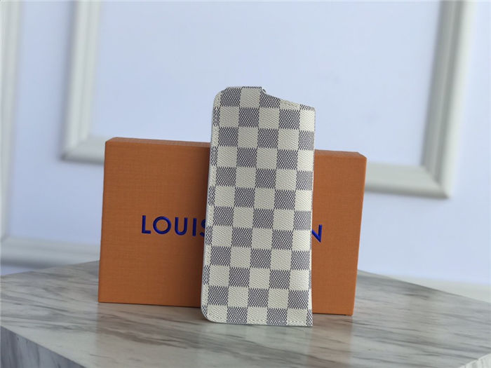 Louis Vuitton GLASSES CASE Damier Azur High