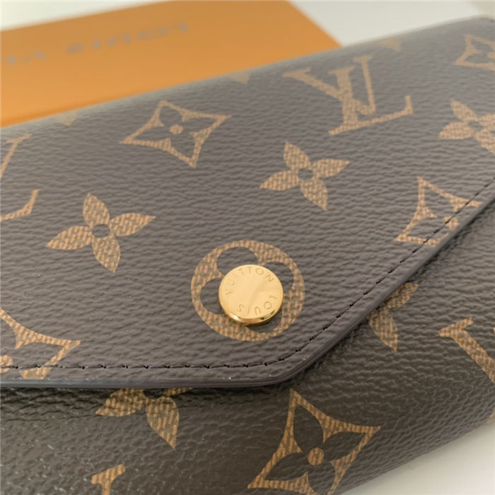 Louis Vuitton SARAH WALLET Monogram canvas Brown High