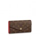 Louis Vuitton SARAH WALLET Monogram canvas Poppy High