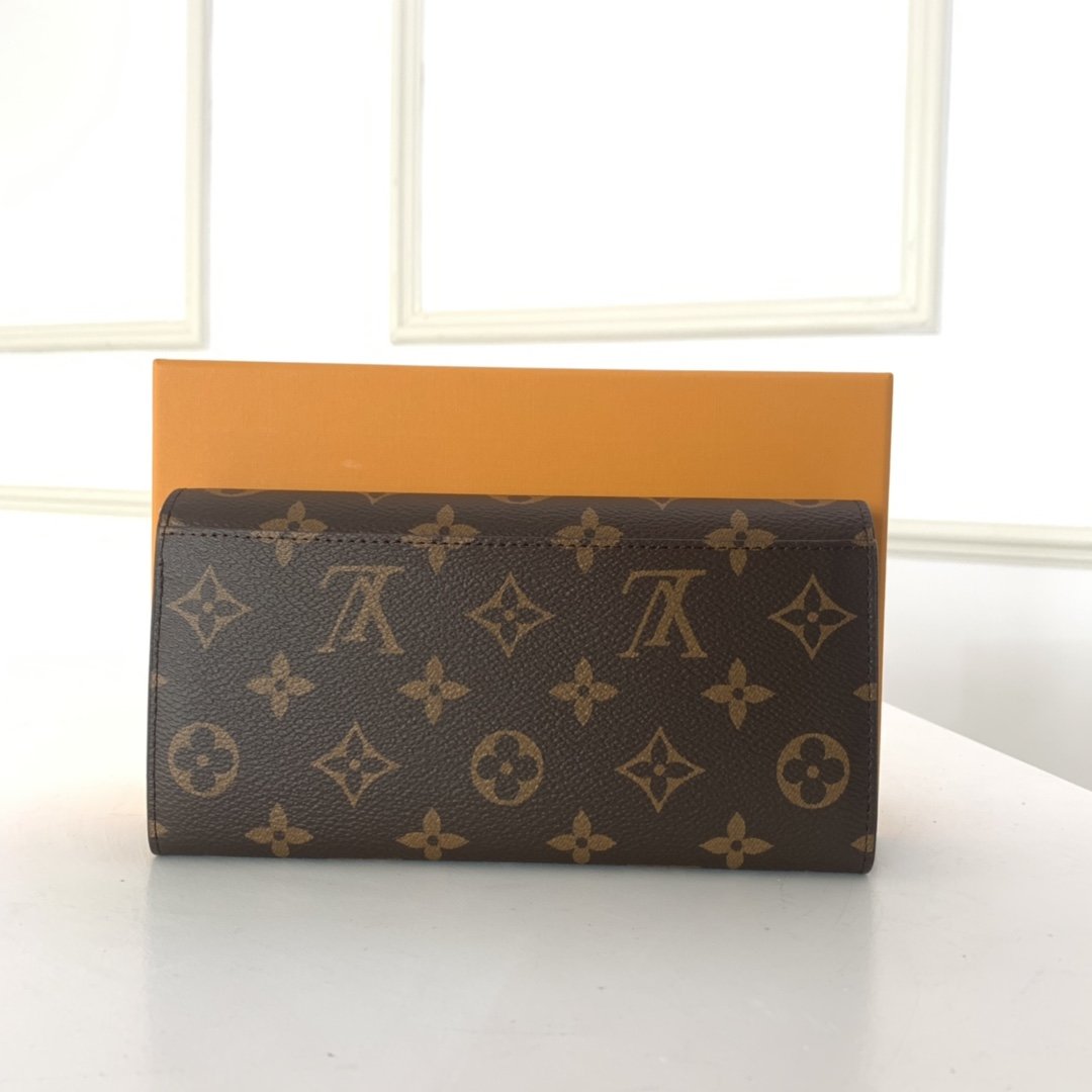 Louis Vuitton SARAH WALLET Monogram canvas Fuchsia High