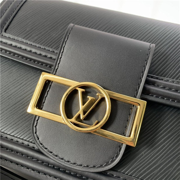 Louis Vuitton DAUPHINE MM Epi Black High