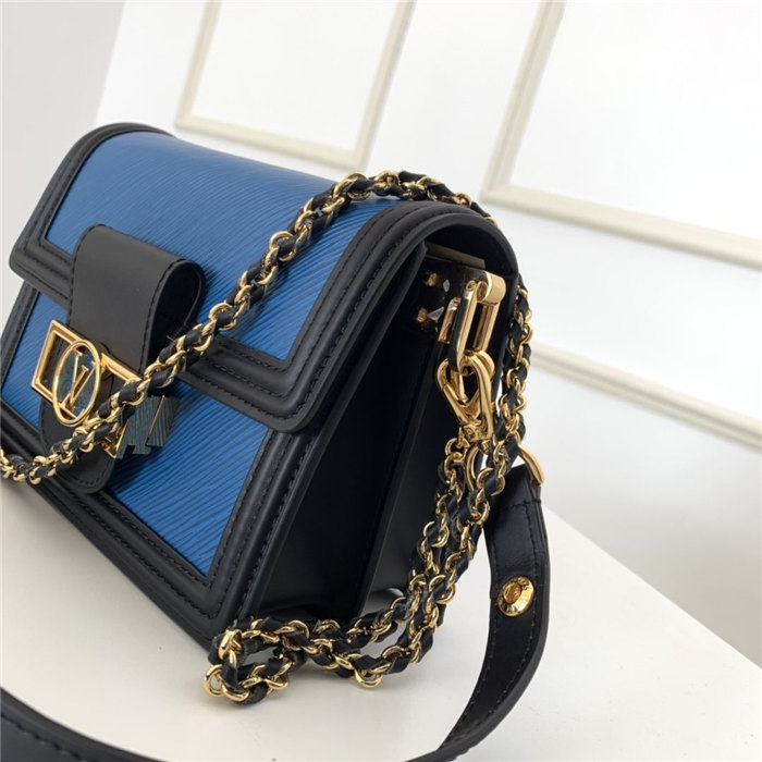 Louis Vuitton DAUPHINE MM Epi Navy High