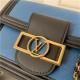 Louis Vuitton DAUPHINE MM Epi Navy High