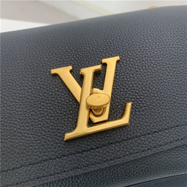 Louis Vuitton LOCKME CHAIN PM Black High