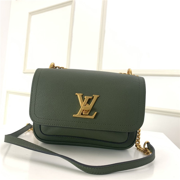 Louis Vuitton LOCKME CHAIN PM Khaki Green High