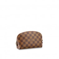 Louis Vuitton COSMETIC POUCH PM Damier Ebene High