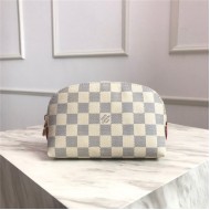 Louis Vuitton COSMETIC POUCH PM Damier Azur High