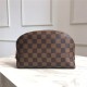 Louis Vuitton COSMETIC POUCH GM Damier Ebene High