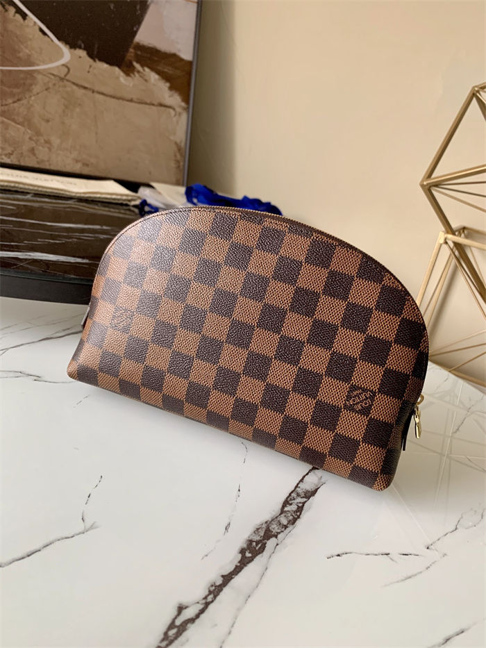 Louis Vuitton COSMETIC POUCH GM Damier Ebene N47353 High