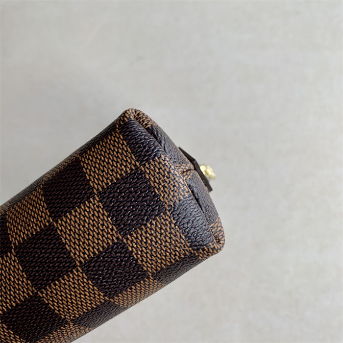 Louis Vuitton COSMETIC POUCH GM Damier Ebene N47353 High