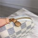 Louis Vuitton COSMETIC POUCH GM Damier Azur N47353 High