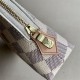 Louis Vuitton COSMETIC POUCH GM Damier Azur N47353 High